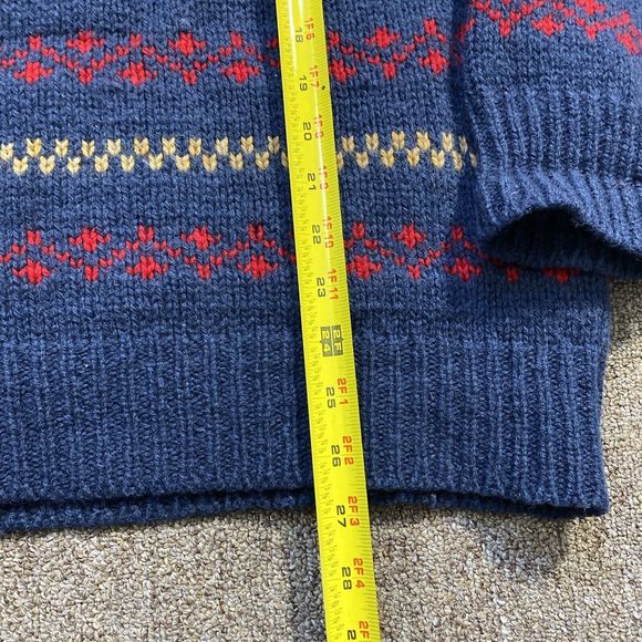 Stewart Scotland Mens Sweater Large Pure New Wool Long Sleeve Crew Neck - Picture 4 of 8